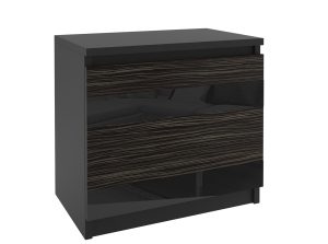 Nachttisch Belini schwarz / königliches Ebenholz Hersteller MH SN1/0/B/HK/B/0