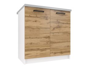 Belini Unterschrank 80 cm Wotan Eiche mit Arbeitsplatte Hersteller TOR SD80/0/WT/DW/0/B1