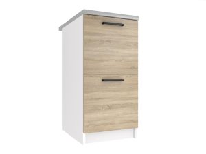 Belini Unterschrank 40 cm Sonoma Eiche mit Arbeitsplatte Hersteller TOR SD2-40/0/WT/DS/0/B1