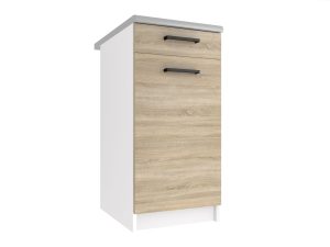 Belini Unterschrank ohne Arbeitsplatte mit Schubladen 40 cm Sonoma Eiche Hersteller TOR SDSZ1-40/1/WT/DS/BB/B1