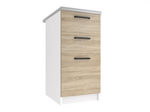 Belini Küchenunterschrank ohne Arbeitsplatte mit Schubladen 40 cm Sonoma Eiche ohne Arbeitsplatte Hersteller TOR SDSZ40/1/WT/DS/0/B1