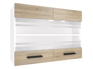 Küchenschrank Belini Oberschrank 80 cm Eiche sonoma Hersteller TOR SGW80/2/WT/DS/0/B1