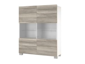 Kommode Belini grau anthrazit Glamour Wood Imperium Belini 8 Hersteller IMP KOM1/3/W/GW1/0/0