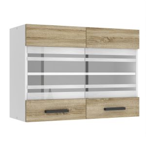Belini Küchenschrank Premium Full Version oberer 80 cm Sonoma-Eiche Hersteller
