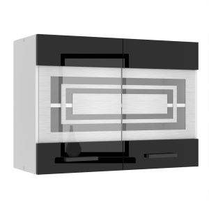 Belini Küchenschrank Premium Full Version oberer 80 cm Hochglanzschwarz Hersteller
