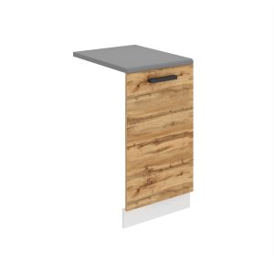 Belini untere Frontblende Belini Mattweiß Premium Full Version Unterschrank 45 cm Wotan-Eiche mit Arbeitsplatte Hersteller TOR PZ45/0/WT/DW/B/B1/PP