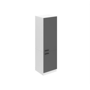Belini Hoher Küchenschrank zur Einbau des Kühlschranks Premium Full Version 60 cm Mattgrau Hersteller