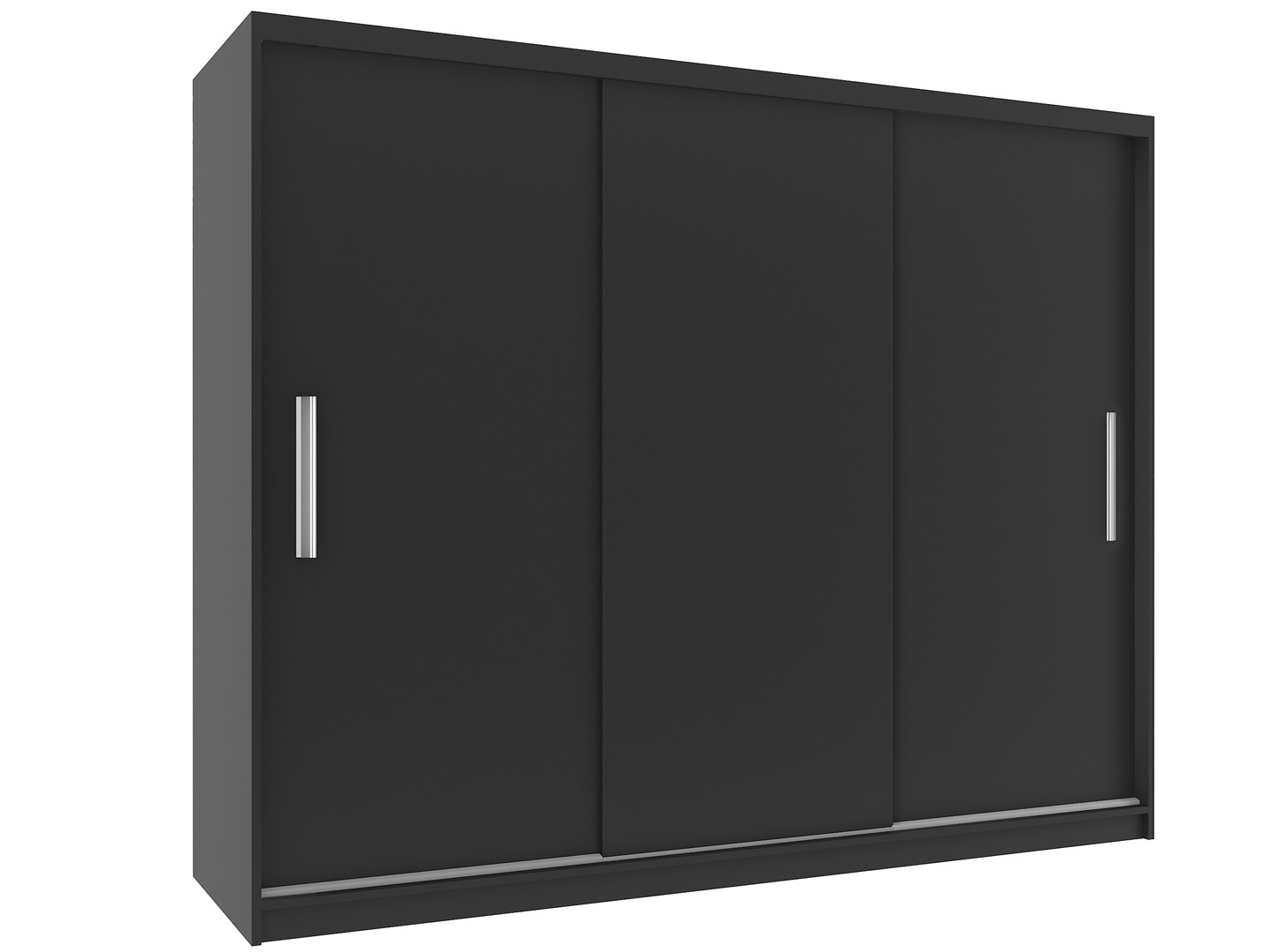 Kleiderschrank mit Schiebetüren 232 cm schwarz Ebenholz dunkel Hersteller SI SZP4/2/1B/3B/0/AL