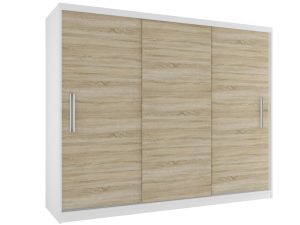 Kleiderschrank mit Schiebetüren 232 cm Eiche wotan Eiche sonoma Hersteller SI SZP4/2/1W/3DS/0/AL