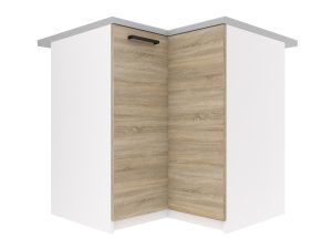 Küchenschrank Belini untere Ecke 90 cm Eiche Sonoma mit Arbeitsplatte Hersteller TOR SNP90/2/WT/DS/0/B1