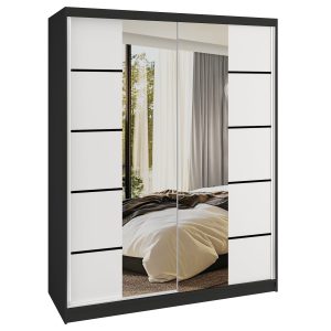 Szafa przesuwna SERENITY 133 cm biała mat Producent ME SERENITY SZP6/0/B/W/0/HIAL