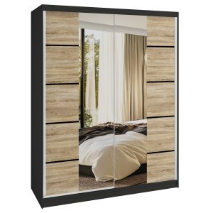 Kleiderschrank SERENITY Schiebeschrank 133 cm Eiche Sonoma matt Hersteller ME SERENITY SZP6/0/B/DS/0/HIAL