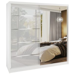 Szafa przesuwna SERENITY 200 cm biała połysk Producent MGB SERENITY SZP5/0/W/W/0/HIAL