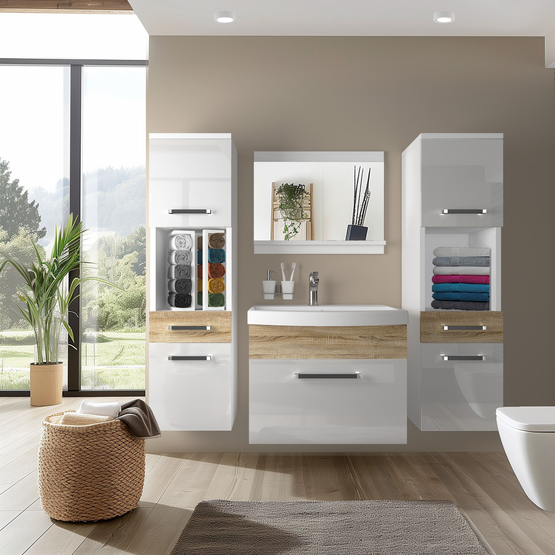 Spiegel als Zentrum der Harmonie – stilvolles Badezimmer-Design