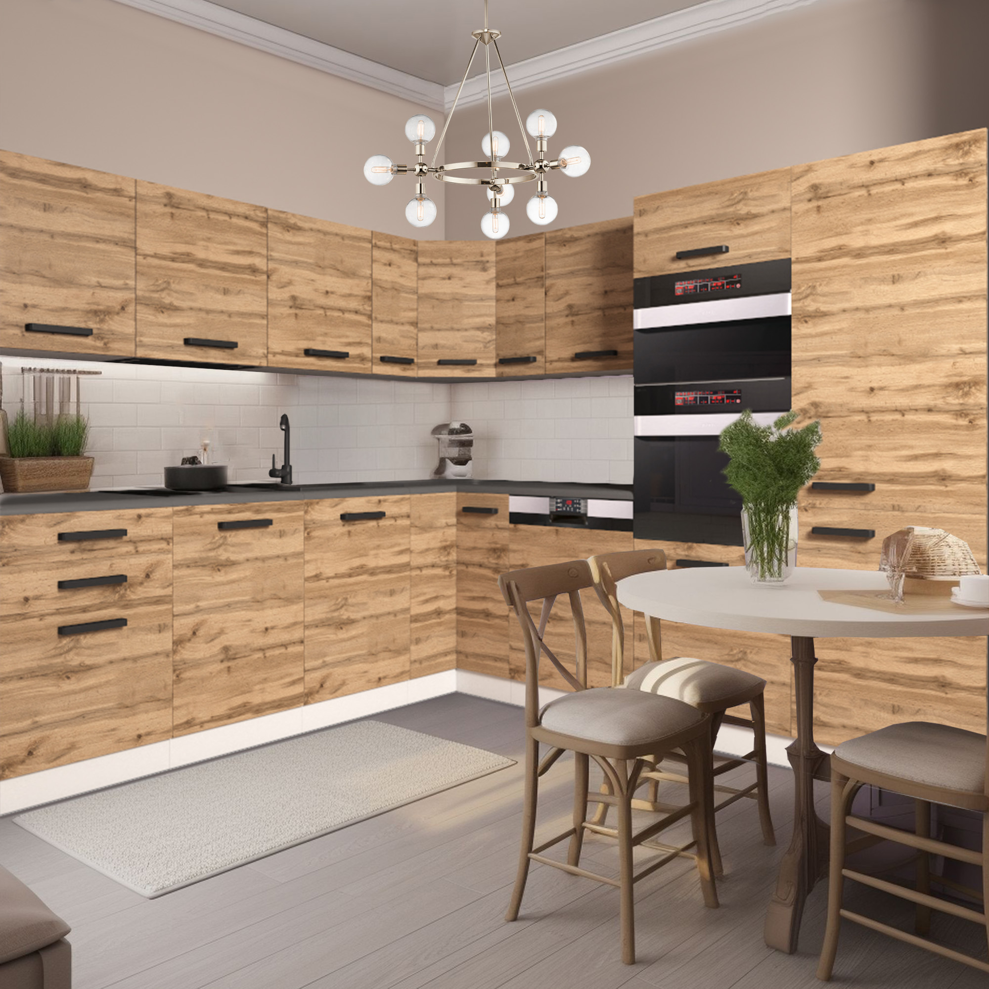 Holzfronten als Herzstück – Küche mit Wärme und Stil