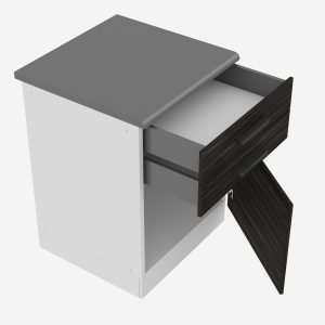 Belini Unterschrank mit Schubladen Premium Full Version 60 cm königliches Ebenholz mit Arbeitsplatte Hersteller TOR SDSZ60/0/WT/HK/B/B1/PP

