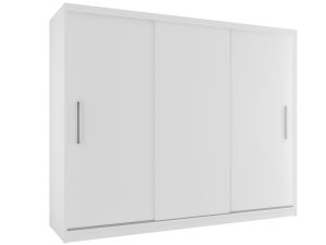 Schiebeschrank 232 cm weiß matt Hersteller